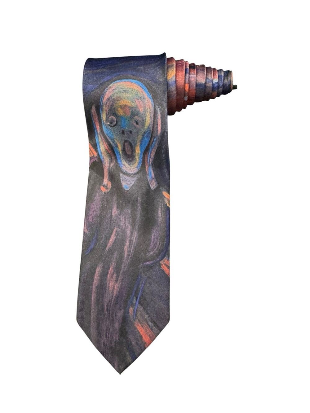 Three Rooker The Scream Novelty 2017 Necktie Polyester Edvard Munch
